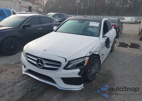2017 Mercedes-Benz C 300 Sport from USA, damaged, VIN 55SWF4JB0HU186277